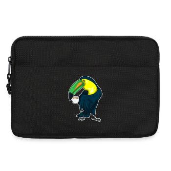 Toucan cup of coffee - Laptop bag 13" - black - Front