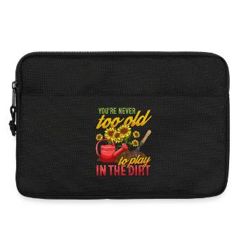 Gartenarbeit Gärtner - Laptoptasche 13" - Schwarz - Vorne