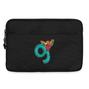 9 Anniversaire 9 ans avec motif animal - neuf - Sacoche pour ordinateur portable 13 pouces - noir - Devant