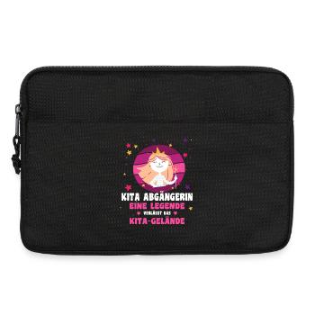 KITA Abgängerin LEGENDE verlässt das Gelände - Laptoptasche 13" - Schwarz - Vorne