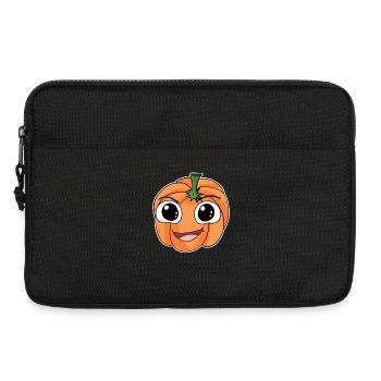 Kürbis - Laptoptasche 13" - Schwarz - Vorne