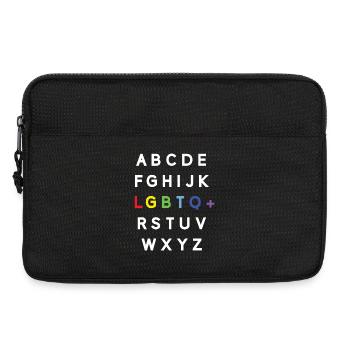 Pride Month LGBTQ - LGBTQ-Alphabet - Laptoptasche 13" - Schwarz - Vorne