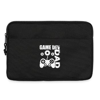 Papa développeur de jeux - Sacoche pour ordinateur portable 13 pouces - noir - Devant