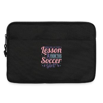 Footballeur - Sacoche pour ordinateur portable 13 pouces - noir - Devant