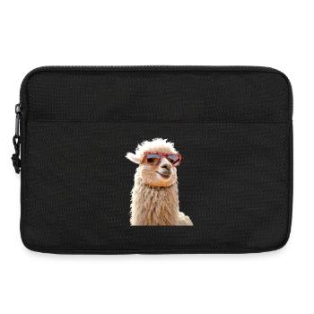 Alpaka Sonnenbrille Lama Papa Mama Liebe Alpakas - Laptoptasche 13" - Schwarz - Vorne