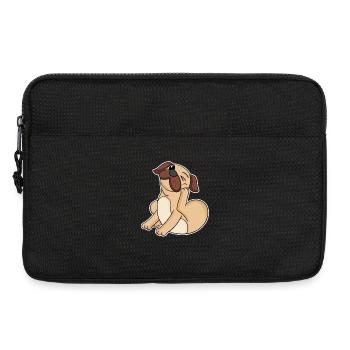 Carlin Chien Race Chien Chiens - Sacoche pour ordinateur portable 13 pouces - noir - Devant