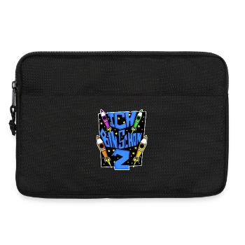 2 Geburtstag Junge Astronaut Rakete - zwei Jahre - Laptoptasche 13" - Schwarz - Vorne