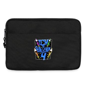 4 Geburtstag Junge Astronaut Rakete - vier Jahre - Laptoptasche 13" - Schwarz - Vorne