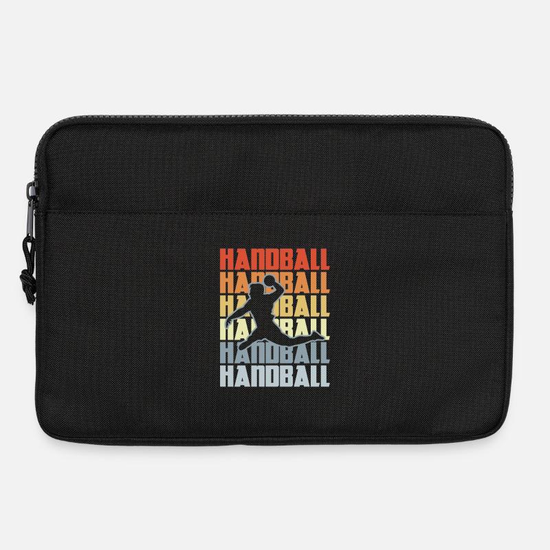 Vintage Handball - Laptoptasche 13" - Schwarz