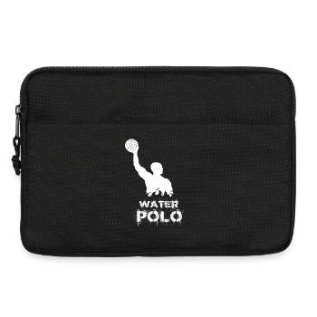 Wasserball Silhouette Water Polo Sports - Laptoptasche 13" - Schwarz - Vorne