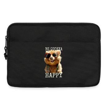 Quokka Be Quokka Happy Australien Lächeln Quokkas - Laptoptasche 13" - Schwarz - Vorne
