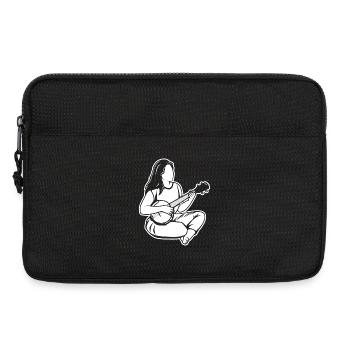 Banjo Girl - Laptop bag 13" - black - Front