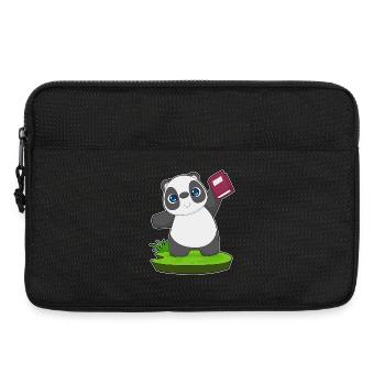 Panda Book - Laptop bag 13" - black - Front