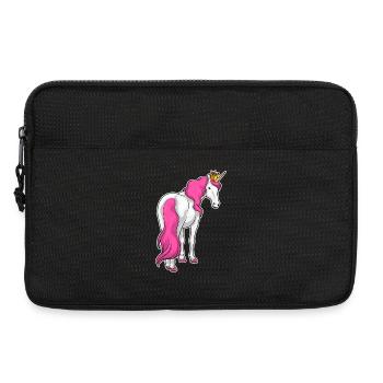 Couronne de licorne - Sacoche pour ordinateur portable 13 pouces - noir - Devant