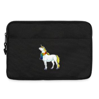 Unicorn Scarf - Laptop bag 13" - black - Front