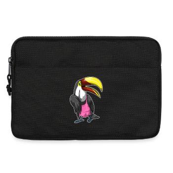 Ciseaux de coiffure Toucan - Sacoche pour ordinateur portable 13 pouces - noir - Devant