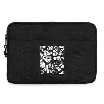 Schmetterlinge - Laptoptasche 13" - Schwarz - Vorne