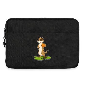 Suricate Basketteur Basketteur Basket-ball - Sacoche pour ordinateur portable 13 pouces - noir - Devant