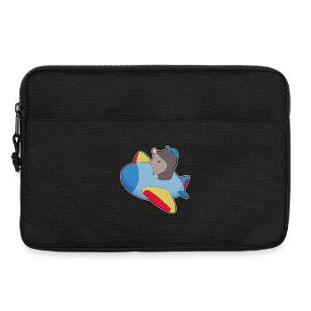 Avion Taupe - Sacoche pour ordinateur portable 13 pouces - noir - Devant