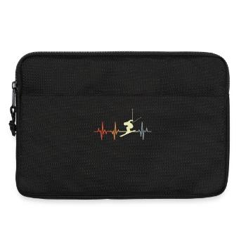 Palpitations de skieur ECG - Sacoche pour ordinateur portable 13 pouces - noir - Devant