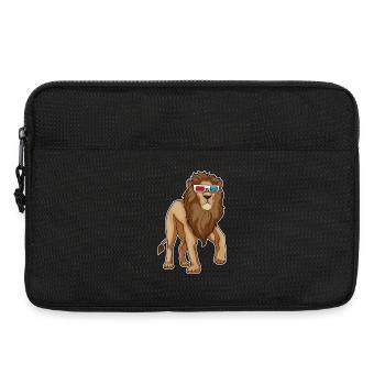 Löwe Brille - Laptoptasche 13" - Schwarz - Vorne