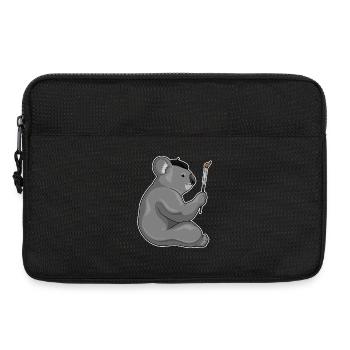 Koala Maler Pinsel Malen - Laptoptasche 13" - Schwarz - Vorne