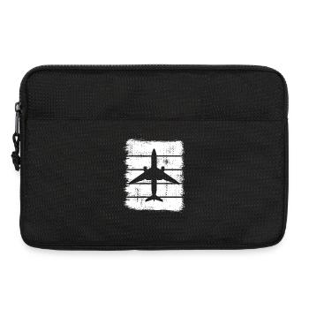 Croquis de l’avion - Sacoche pour ordinateur portable 13 pouces - noir - Devant