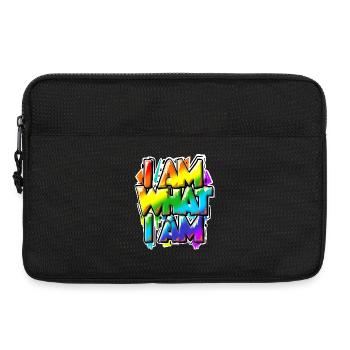 I am what I am - alles normal, oder? - Laptoptasche 13" - Schwarz - Vorne