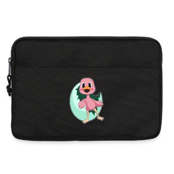 Flamingo Ei - Laptoptasche 13" - Schwarz - Vorne