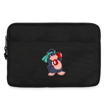 Boxeur Mole Boxer Gants de boxe Boxe Boxe - Sacoche pour ordinateur portable 13 pouces - noir - Devant