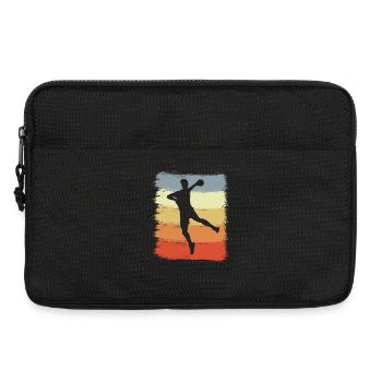 Handball pour enfants - Sacoche pour ordinateur portable 13 pouces - noir - Devant