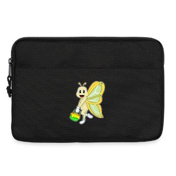 Schmetterling Honig - Laptoptasche 13" - Schwarz - Vorne