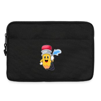 Pencil Firefighter Fire Brigade - Laptop bag 13" - black - Front