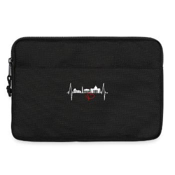 Rome Colosseum Heartbeat Roma Skyline Rome Italy - Laptop bag 13" - black - Front