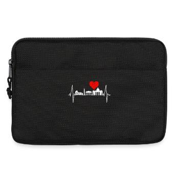 Rome Colosseum Heartbeat Roma Skyline Rome Italy - Laptop bag 13" - black - Front