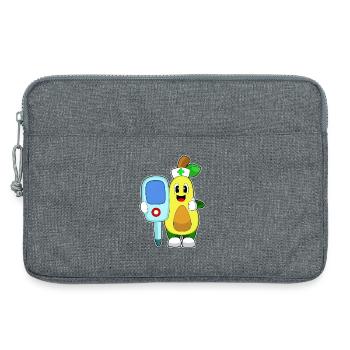 Thermomètre clinique Avocado Nurse - Sacoche pour ordinateur portable 13 pouces - gris chiné - Devant