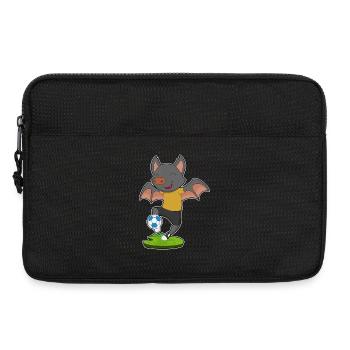 Joueur de football chauve-souris Soccer - Sacoche pour ordinateur portable 13 pouces - noir - Devant