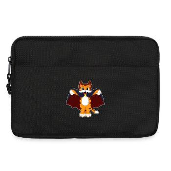 Chauve-souris d’Halloween tigre, - Sacoche pour ordinateur portable 13 pouces - noir - Devant