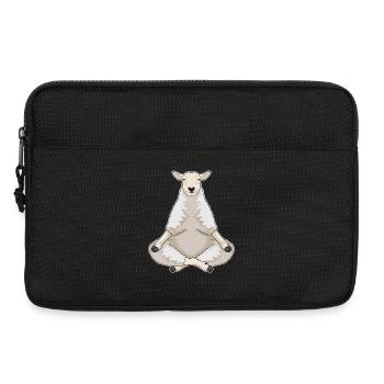 Schaf Yoga Fitness Meditation - Laptoptasche 13" - Schwarz - Vorne