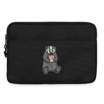 Cartes de poker Badger - Sacoche pour ordinateur portable 13 pouces - noir - Devant