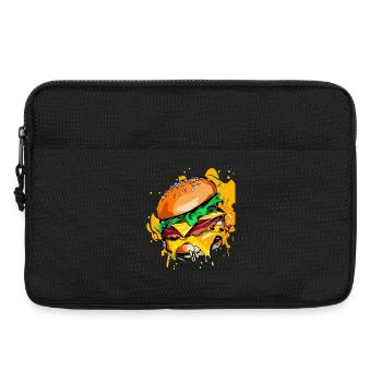 Burger au fromage supplémentaire Cheeseburge - Sacoche pour ordinateur portable 13 pouces - noir - Devant