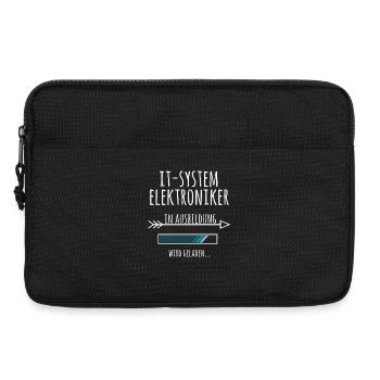 IT-Systemelektroniker Ausbildung Beruf Geschenk - Laptoptasche 13" - Schwarz - Vorne