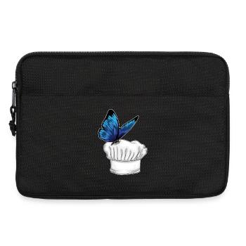 Cuisson du chapeau papillon Chef Chapeau - Sacoche pour ordinateur portable 13 pouces - noir - Devant