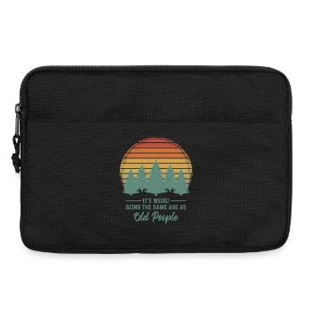 It's weird being the same age as old people - Laptoptasche 13" - Schwarz - Vorne