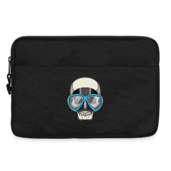 Lunettes de natation crâne été - Sacoche pour ordinateur portable 13 pouces - noir - Devant