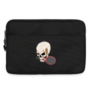 Raquette de tennis Skull Tennis - Sacoche pour ordinateur portable 13 pouces - noir - Devant
