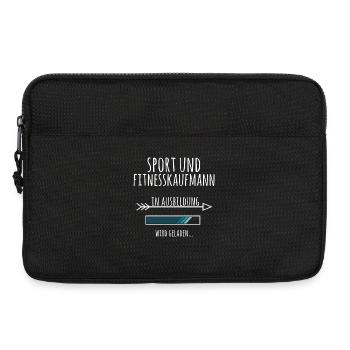 Sport und Fitnesskaufmann Ausbildung Fitnessstudio - Laptoptasche 13" - Schwarz - Vorne