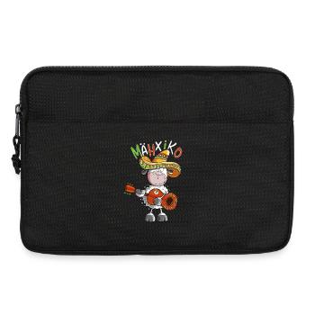 Lustiges Mexiko Schaf Wortspiel - Laptoptasche 13" - Schwarz - Vorne