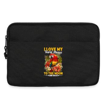 Ich liebe meine Scharlachroten Aras - Laptoptasche 13" - Schwarz - Vorne