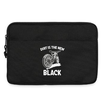 Mountain Biking Dirt Is The New Black - Laptop bag 13" - black - Front